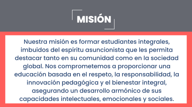 Descripción de la Misión del colegio
